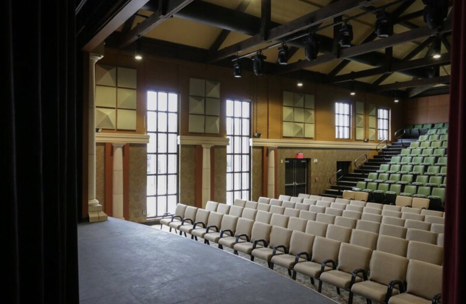 Interior of Williamson County Performing Arts Center in Franklin, Tennessee. 