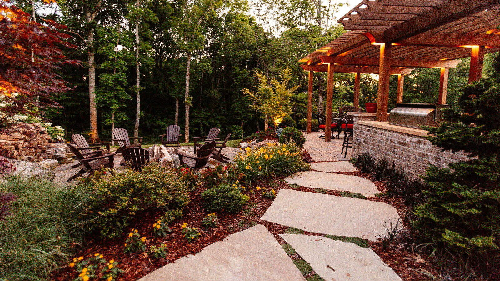 Williamson County, TN Outdoor Living Rooms_ Backyard Retreats - Willow Branch Landscapes
