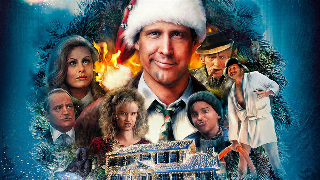 National Lampoon's Christmas Vacation movie, showing in downtown Franklin at The Franklin Theatre.