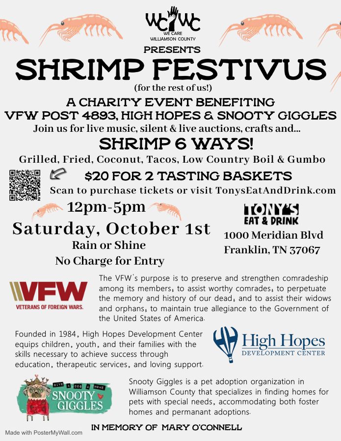 Shrimp Festival Franklin, Tenn.