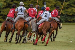 Chukkers for Charity Event in Franklin, TN_Caitlin Rantala Photography- Players rally for the ball