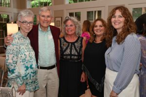 Heritage Ball Patron Party - Elaine and Rick Warwick, Julie Roberts, Rachael Finch and Jessica Phranger.