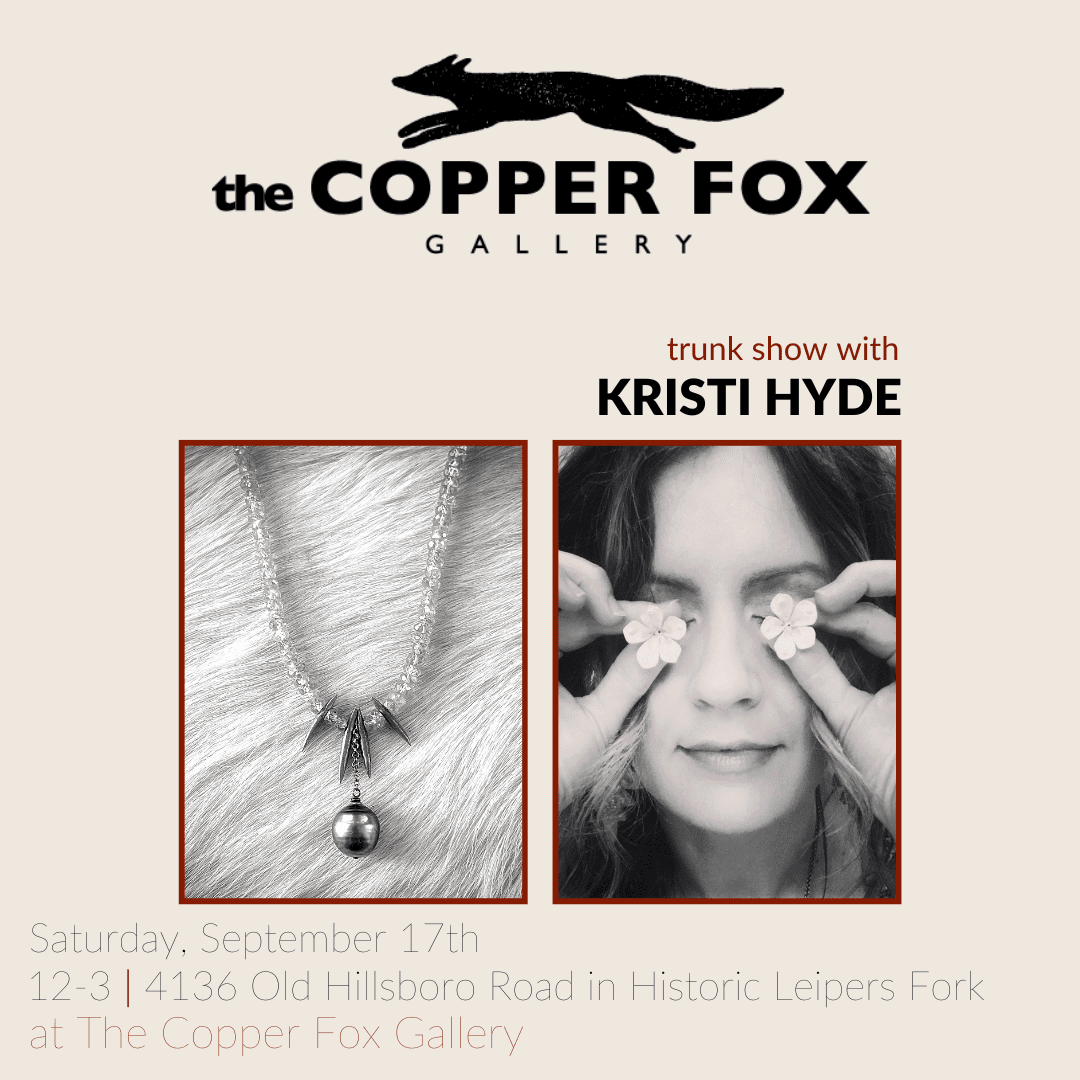Kristi Hyde Jewelry Trunk Show in Franklin, TN, Leiper's Fork.