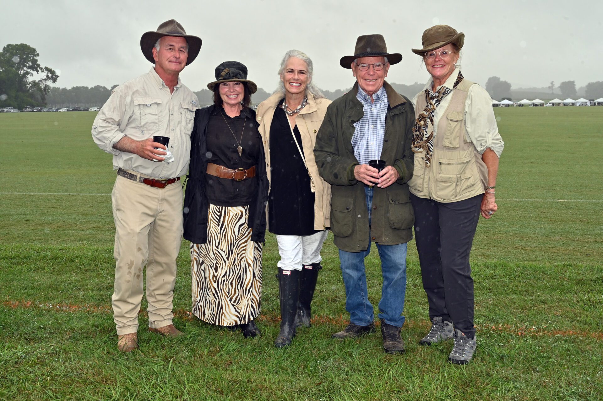 Chukkers for Charity Event in Franklin, TN_Mark & LaDonna McMillan, Charlie and Dana Burke