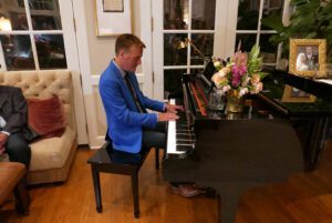 Heritage Ball Patron Party - Michael W. Smith playing piano.