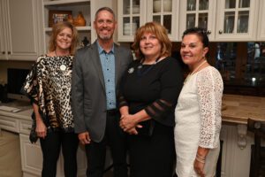 Heritage Ball Patron Party - Paige Dixon, Ralene and Cris Debord and Debi Wheeler.