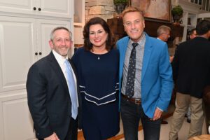 Heritage Ball Patron Party - Rob Ivy, Bari Beasley and Michael W. Smith.