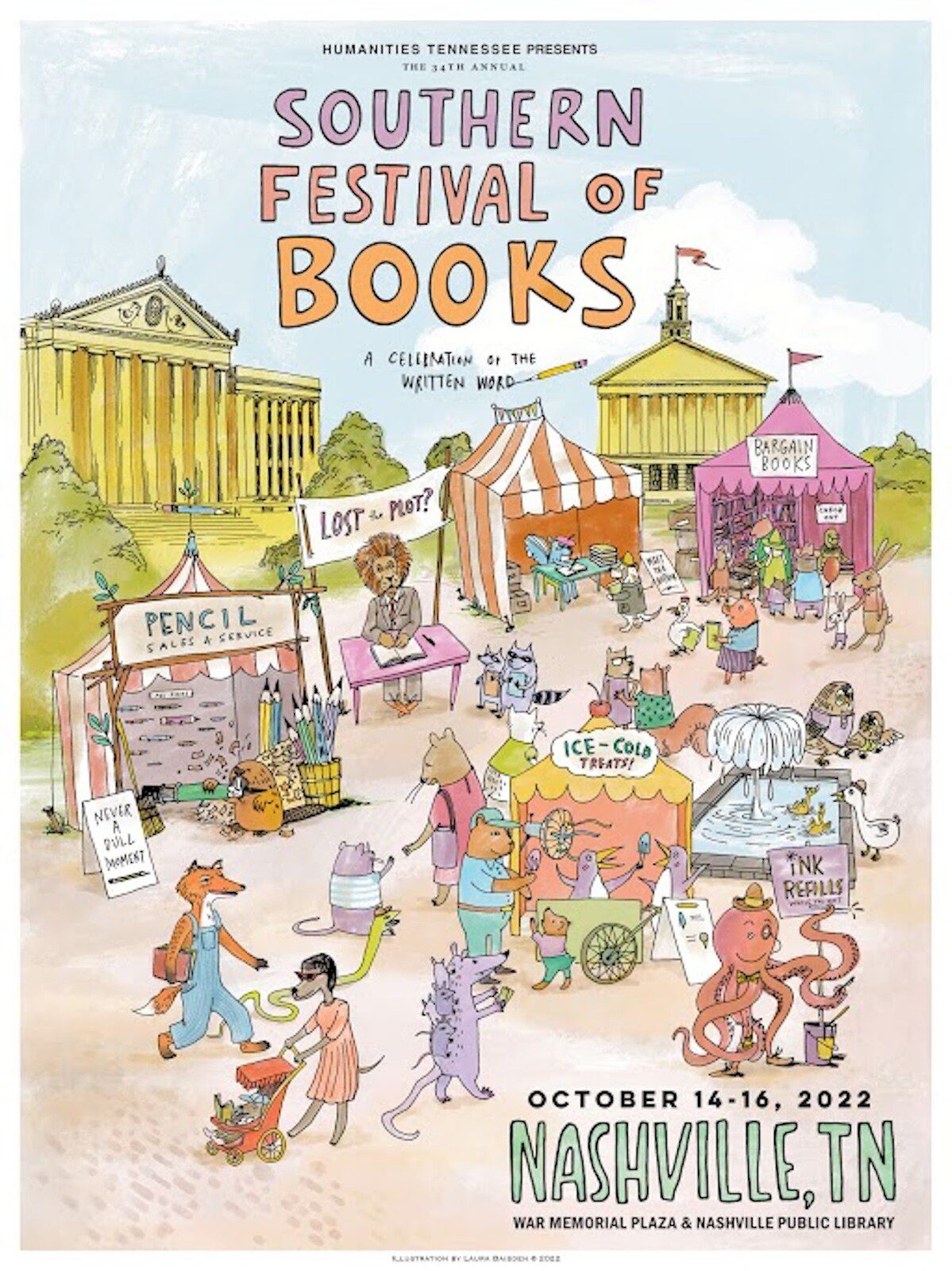 34th Annual Southern Festival of Books Nashville Tenn