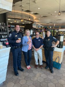 White Bison Celebrates Coffee with a Cop Brentwood, Tenn Event - Brentwood PD