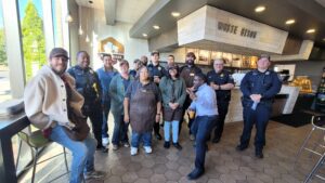 White Bison Celebrates Coffee with a Cop Murfreesboro Event