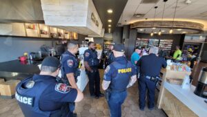 White Bison Celebrates Coffee with a Cop Murfreesboro, Tenn