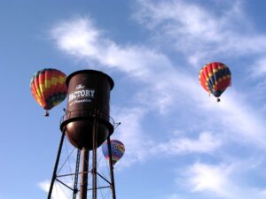 The Factory at Franklin Downtown Franklin_Watertower_Balloons