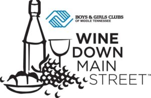 Annual Wine Down Main Street in downtown Franklin, TN_logo.