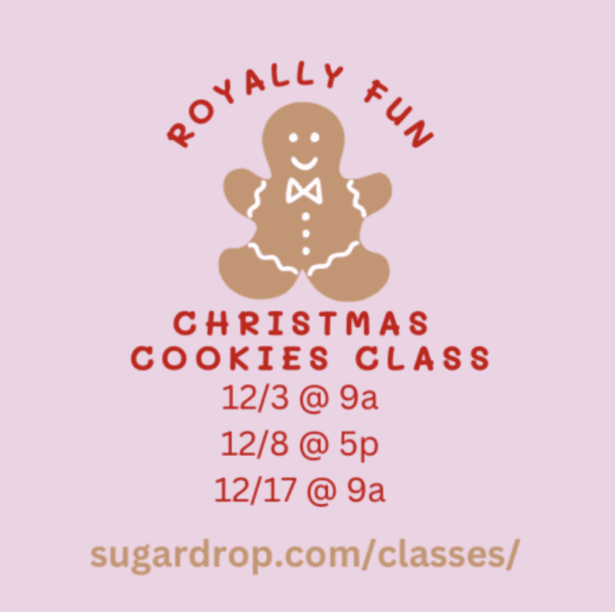 Royally Fun Christmas Cookies Class Franklin, TN Event.