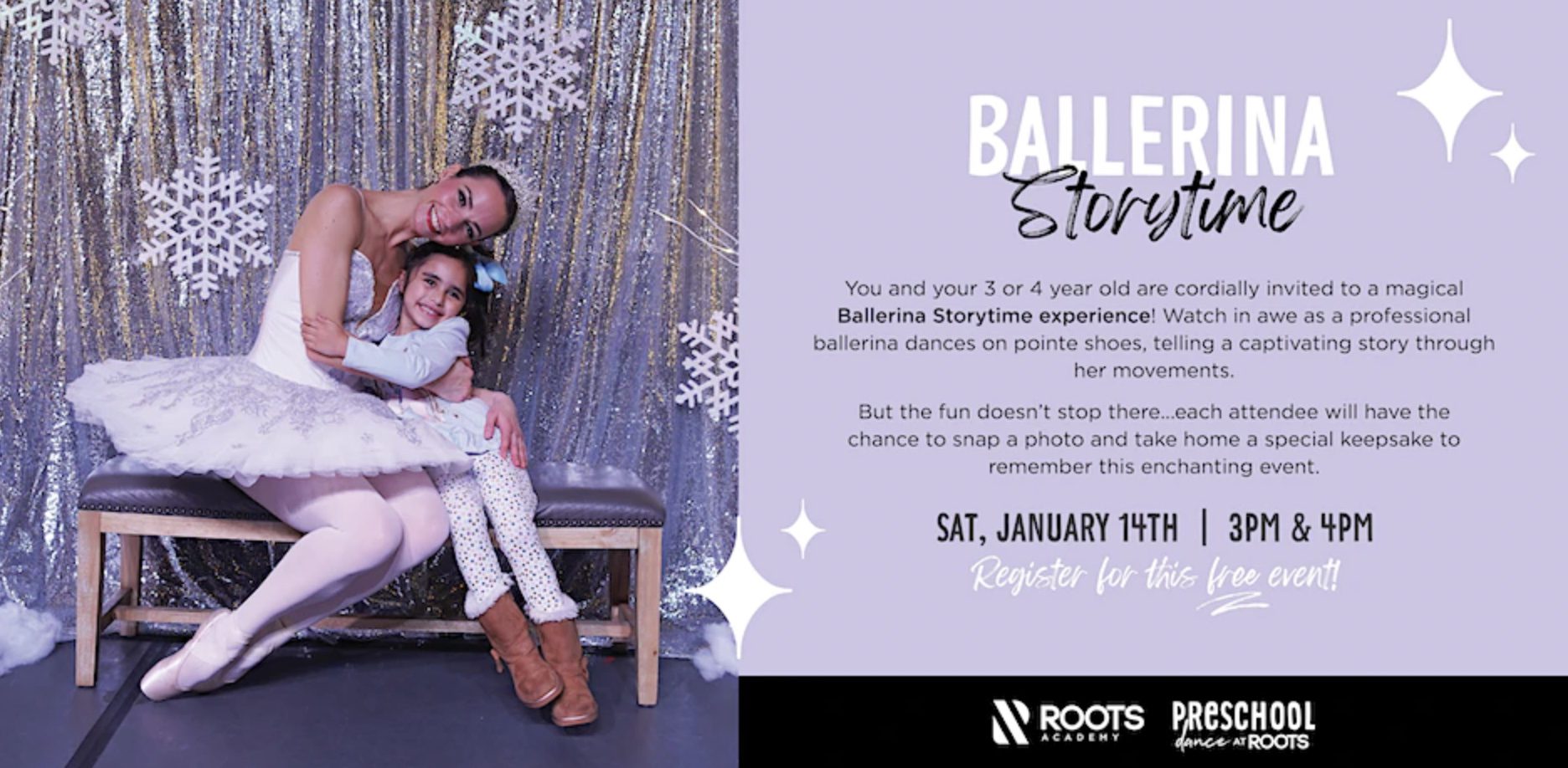Brentwood, TN Kids Event_Ballerina Storytime Experience for Preschoolers.