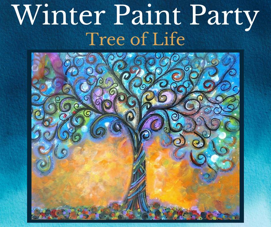 Franklin, TN Winter Paint Party Tree of Life.
