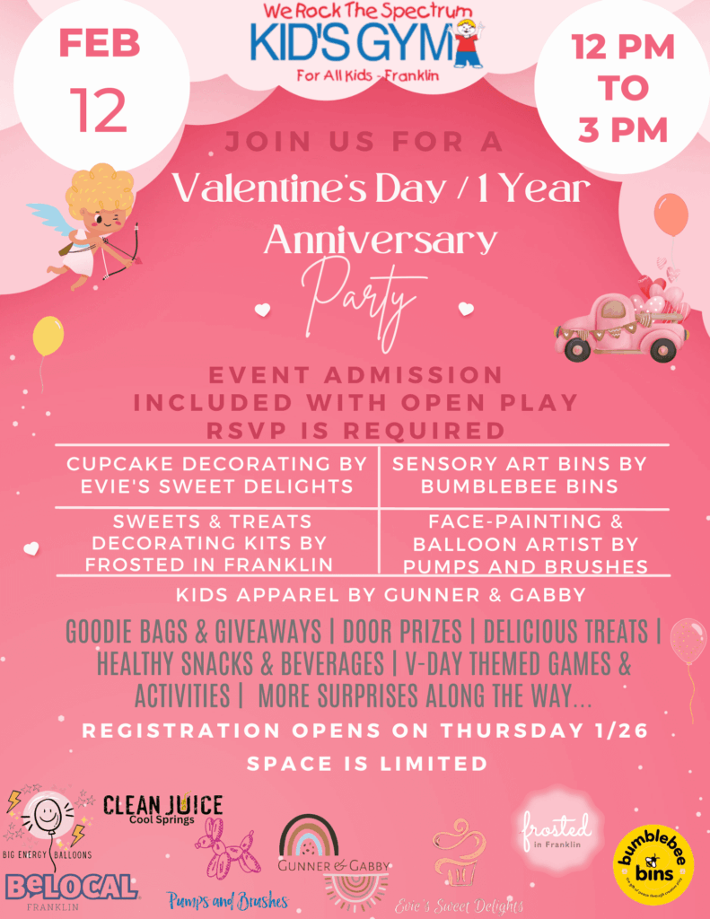 We Rock Valentines Day:1 Year Anniversary Party Franklin, TN.