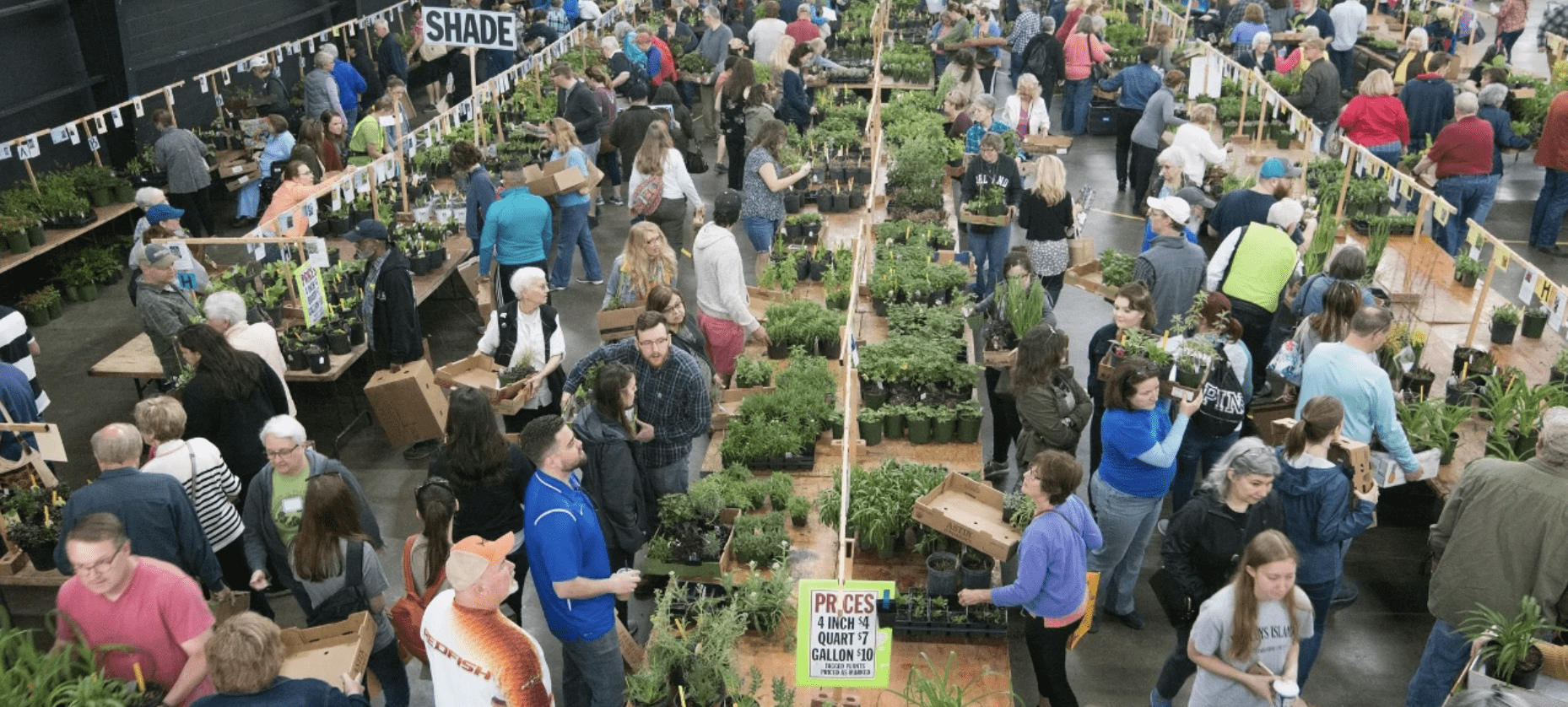Annual Plant Sale in Nashville, TN, The Perennial Plant Society of Middle Tennessee's biggest and best plant sale ever.