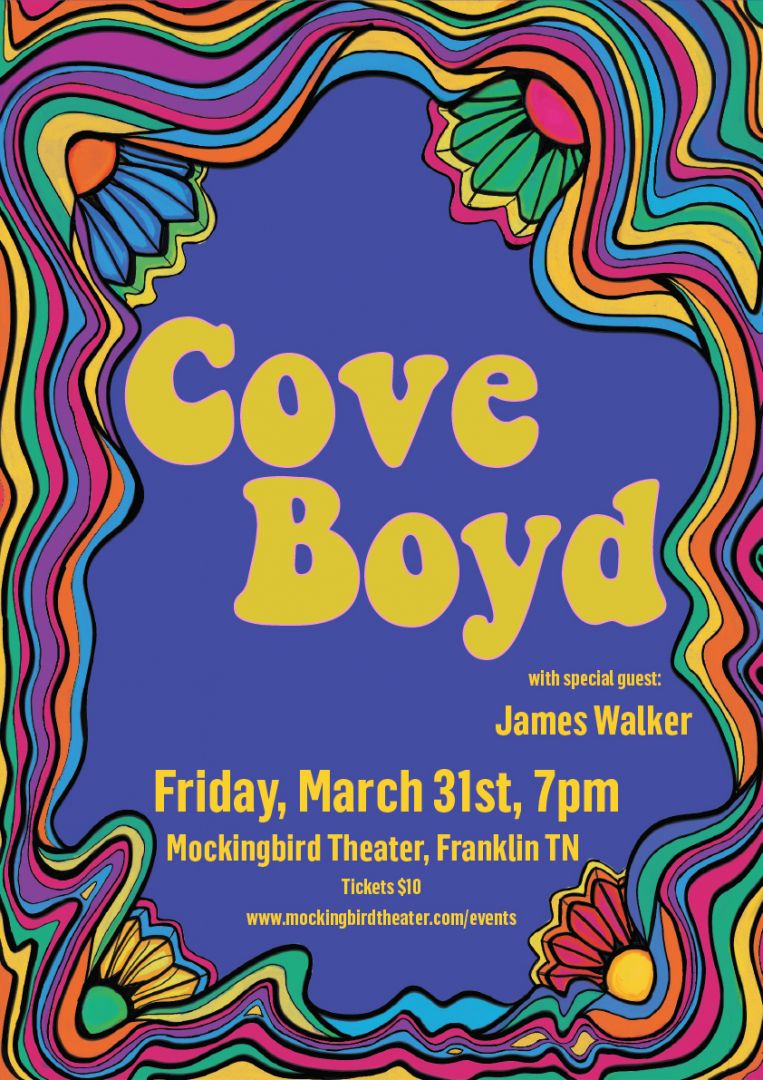 Cove Boyd live at Mockingbird Theater Franklin.