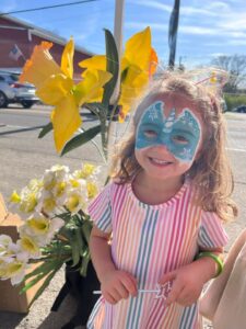 Face painting at the Historic Nolensville Buttercup Festival in Nolensville, TN.