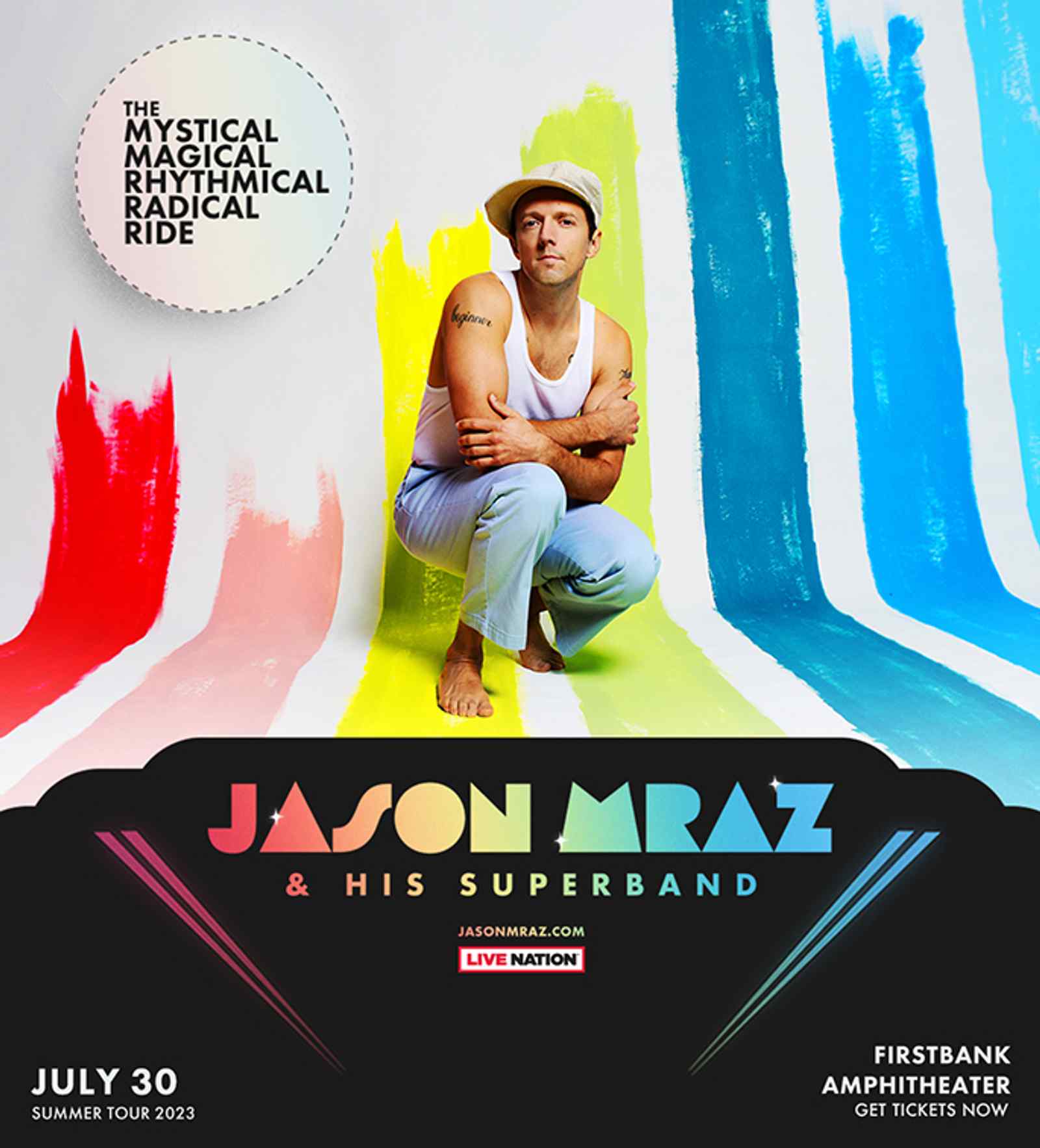 Jason Mraz and His Super Band – The Mystical Magical Rhythmical Radical Ride at FirstBank Amphitheater.