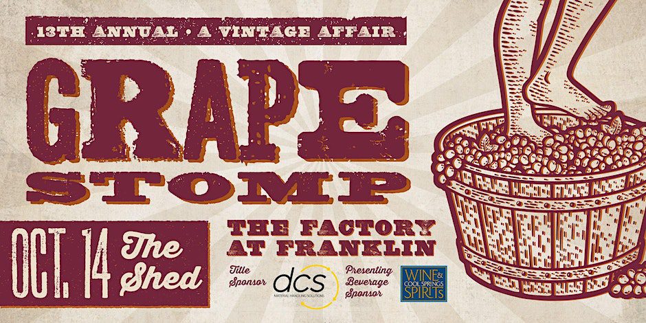 13th Annual Grape Stomp Festival Franklin TN, Local Restaurants, Wine & Spirits Vendors, Team Spirit and Festive Costumes! - A Vintage Affair