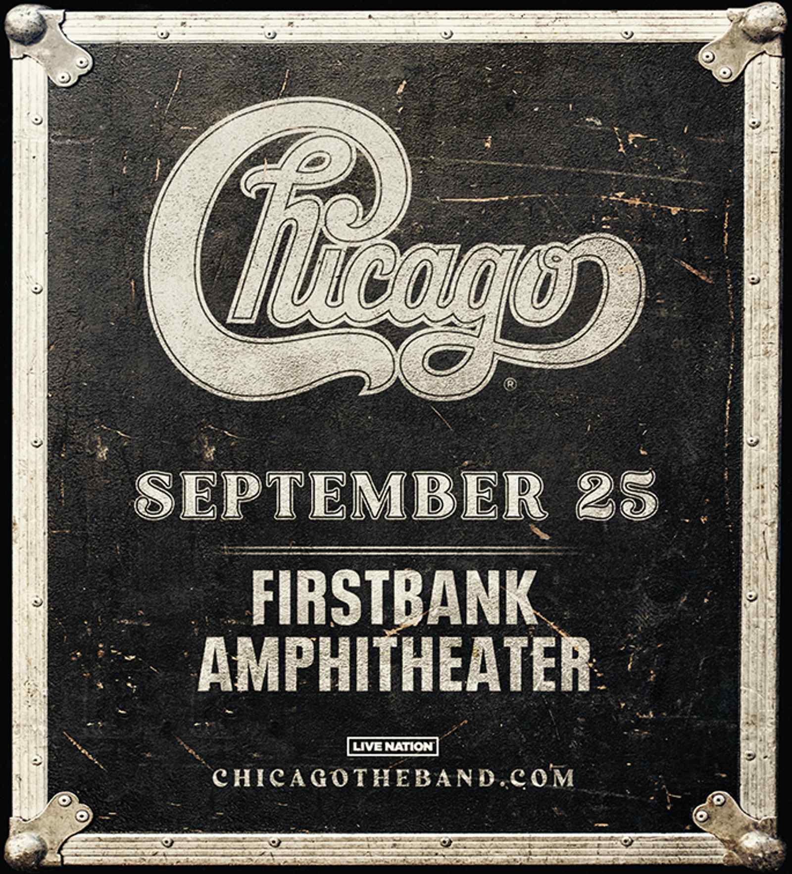 Chicago in Franklin, TN at FirstBank Amphitheater.