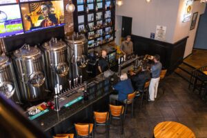 Huckleberry Brewery Bar Area Franklin TN