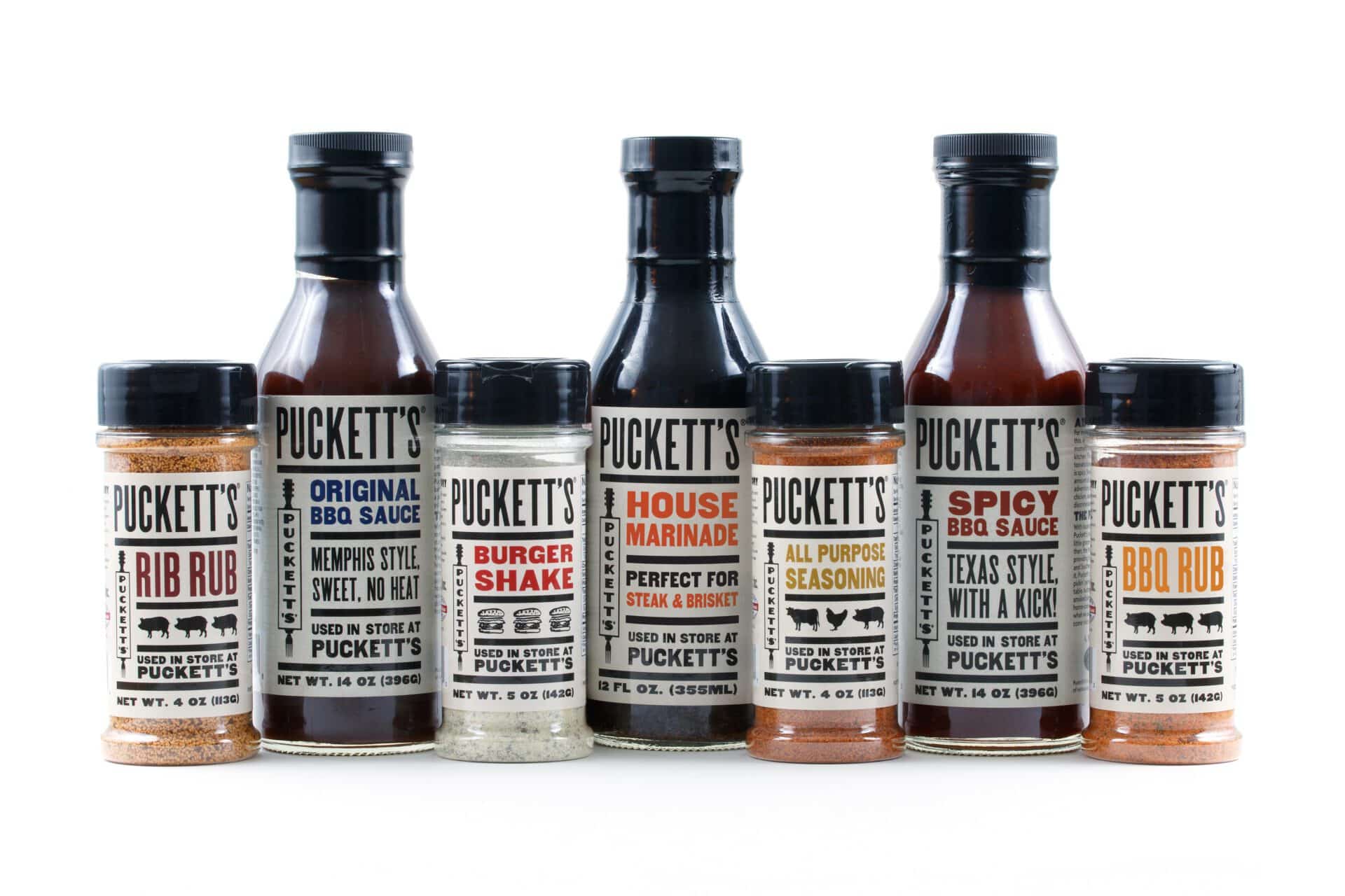 Puckett's Restaurants Family of Sauces and Spices