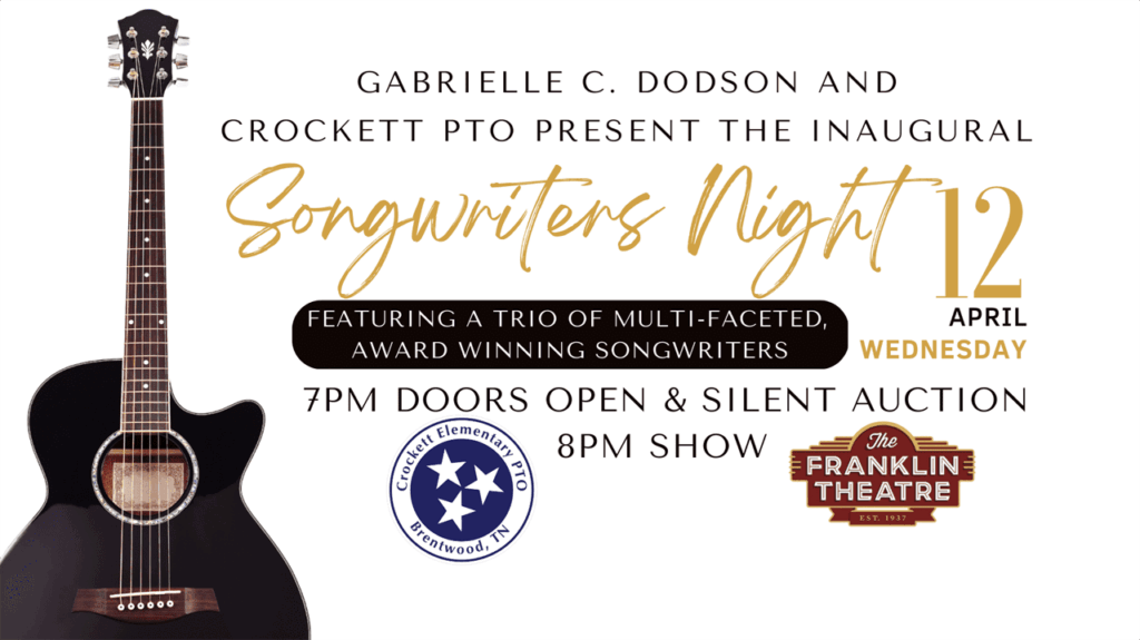 Songwriter's Night Downtown Franklin_An Evening for Education