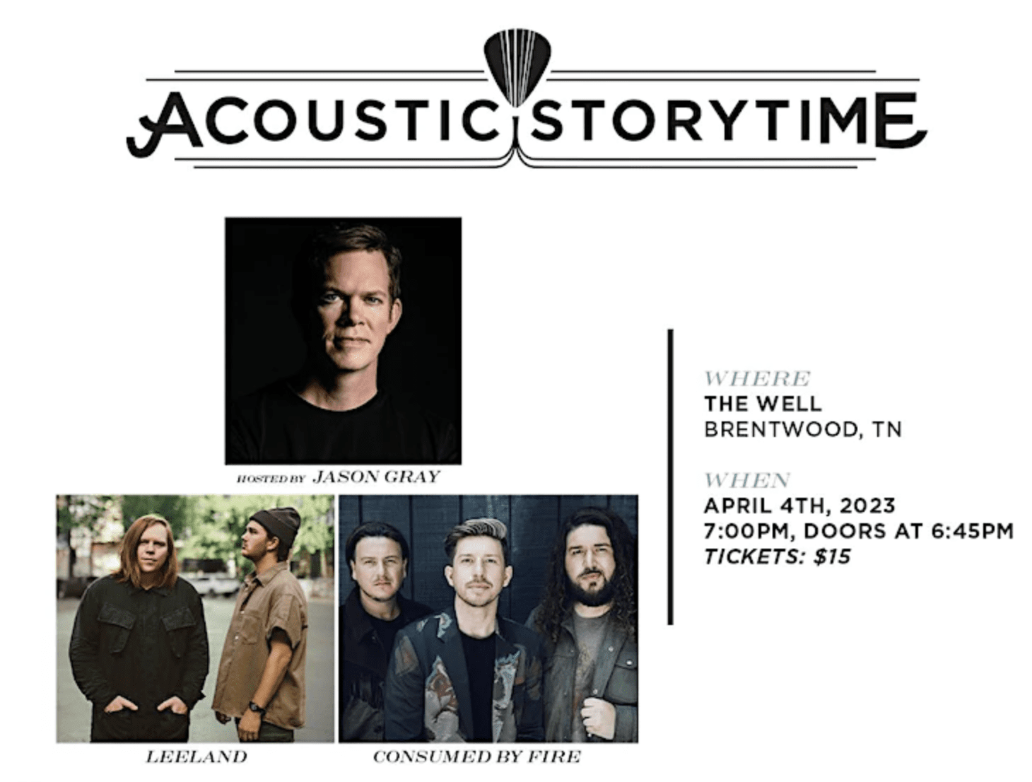 Acoustic Storytime Brentwood TN THE WELL