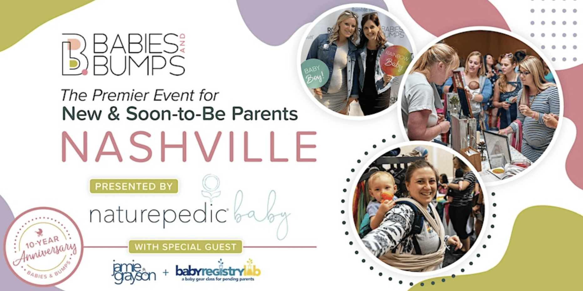 Babies & Bumps Nashville 2023 Premier Event for New and Soon to Be Parents.