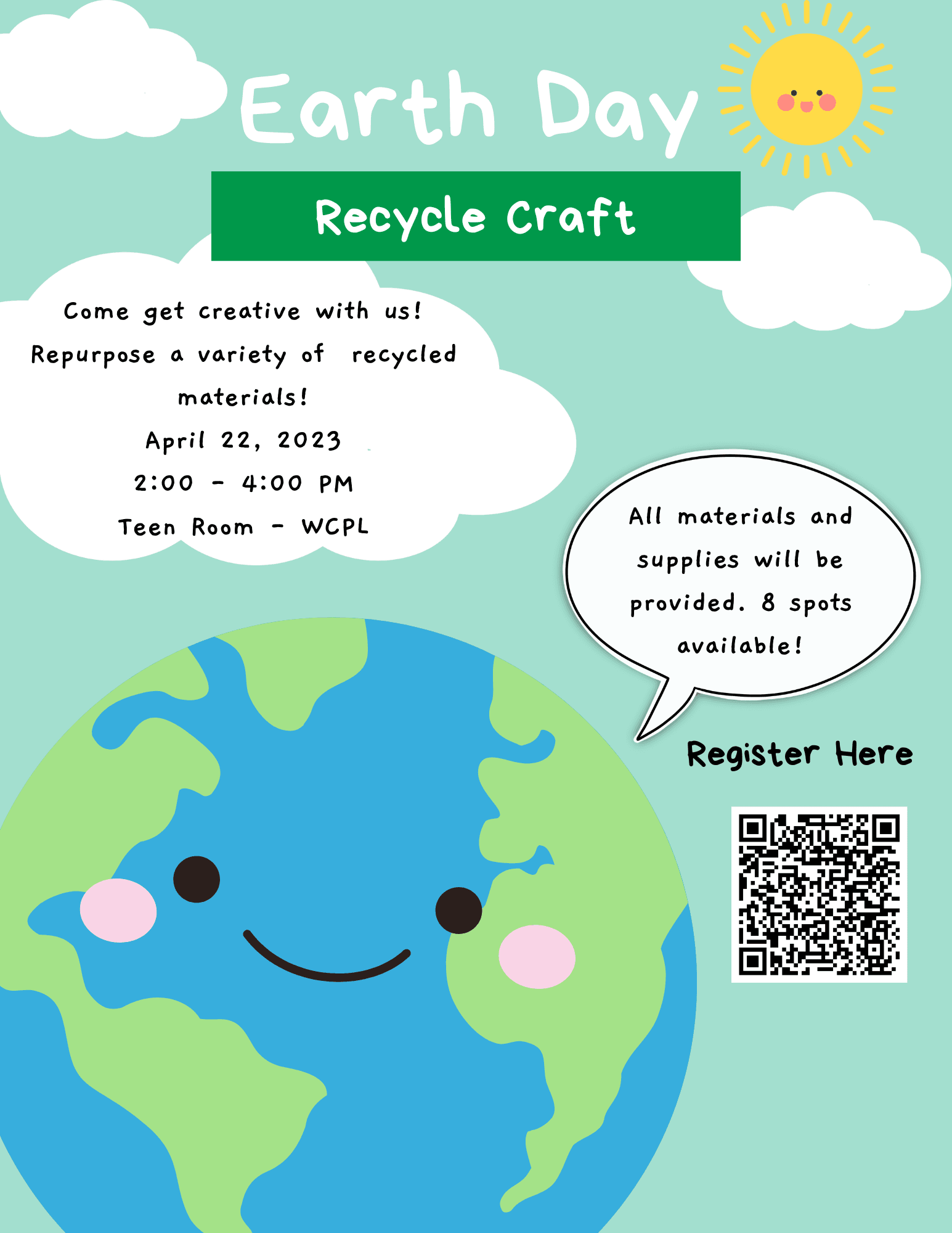 Earth Day Recycling Craft event in Franklin TN.