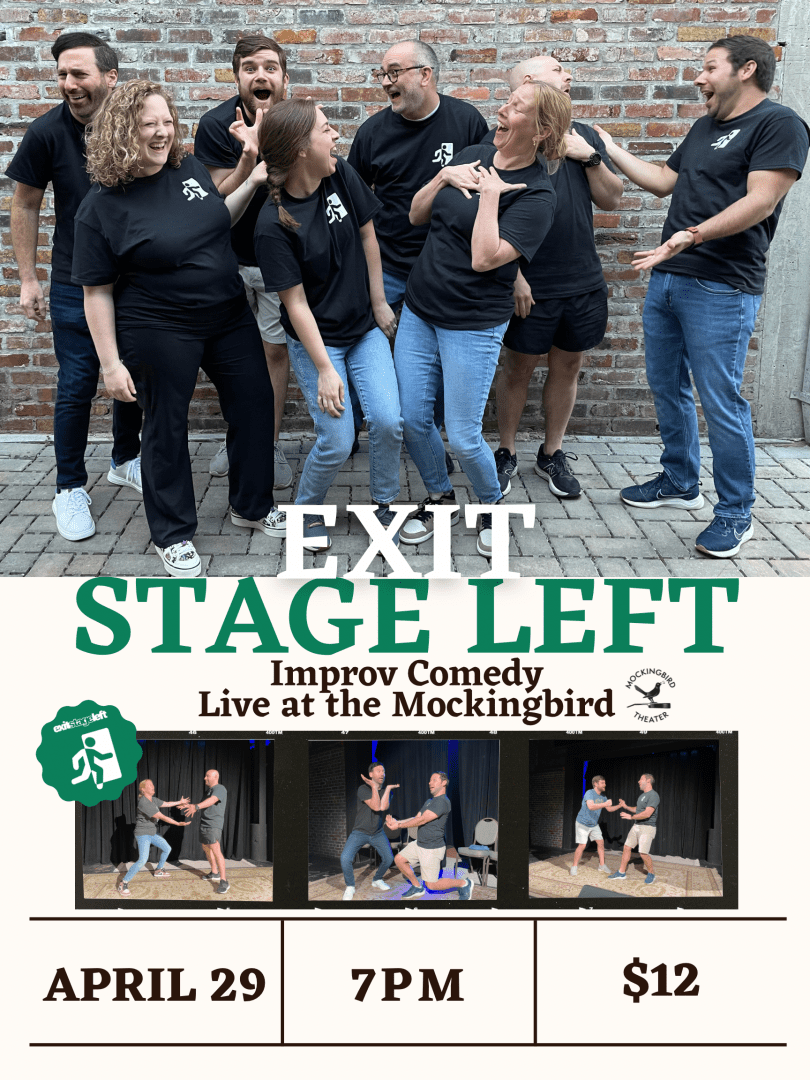 Exit STage Left Improv Comedy Downtown Franklin.