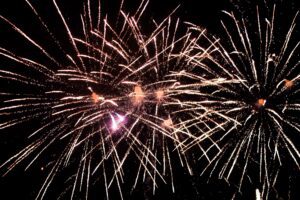 Fireworks Show Franklin, Tenn. Fourth of July.
