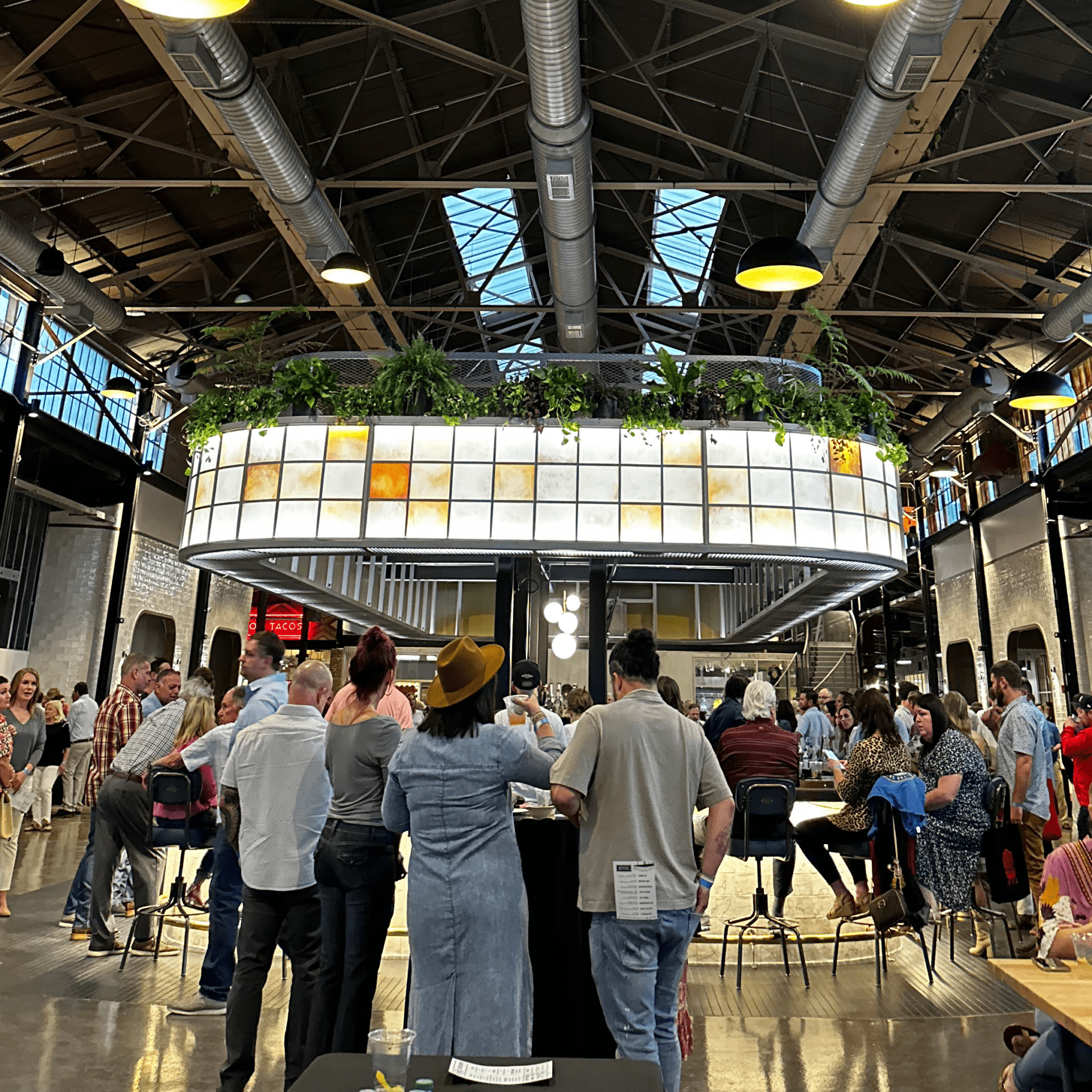 The Skylight Bar_Grand Opening Rendering in downtown Franklin at The factory at Franklin.