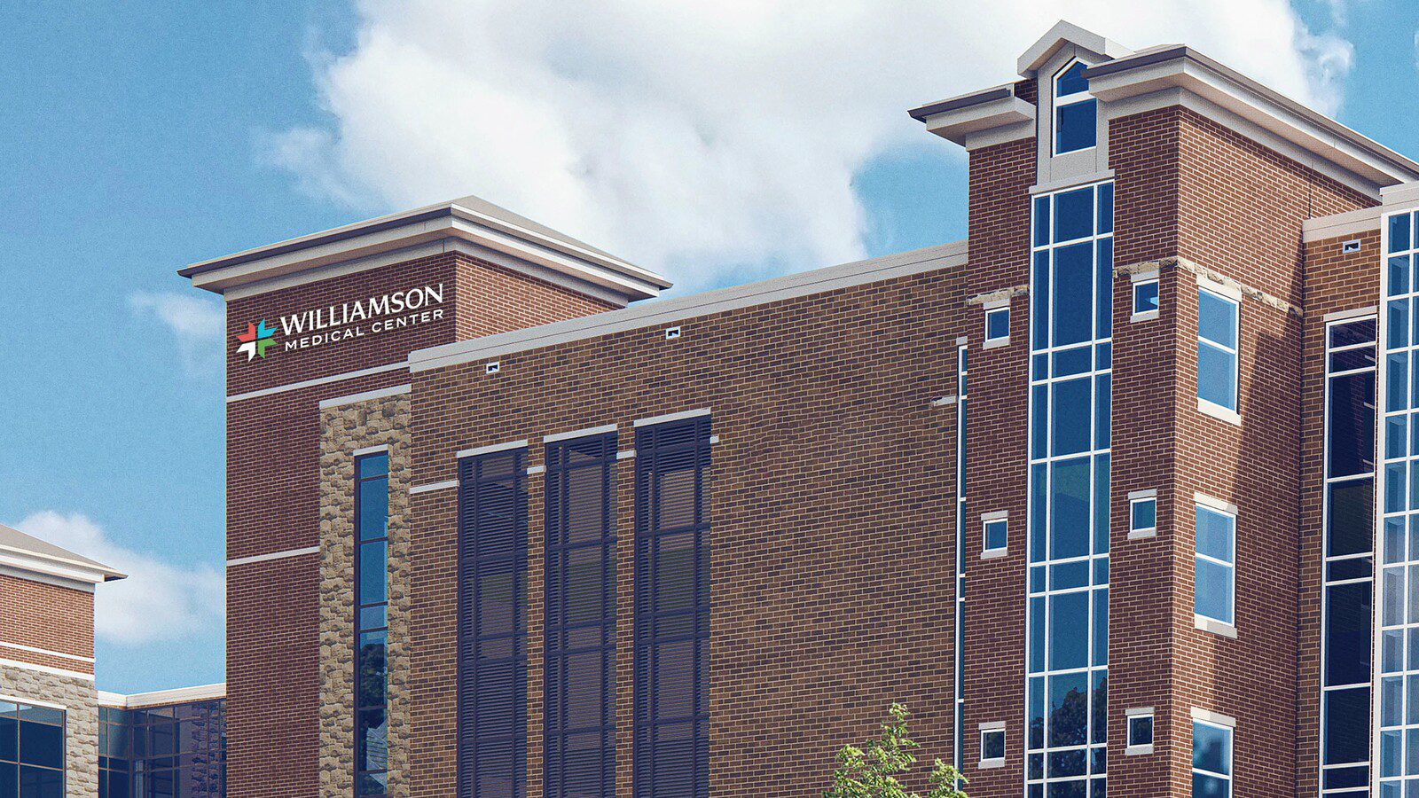 Williamson Medical Center Tower Rendering_with NEW WMC logo.
