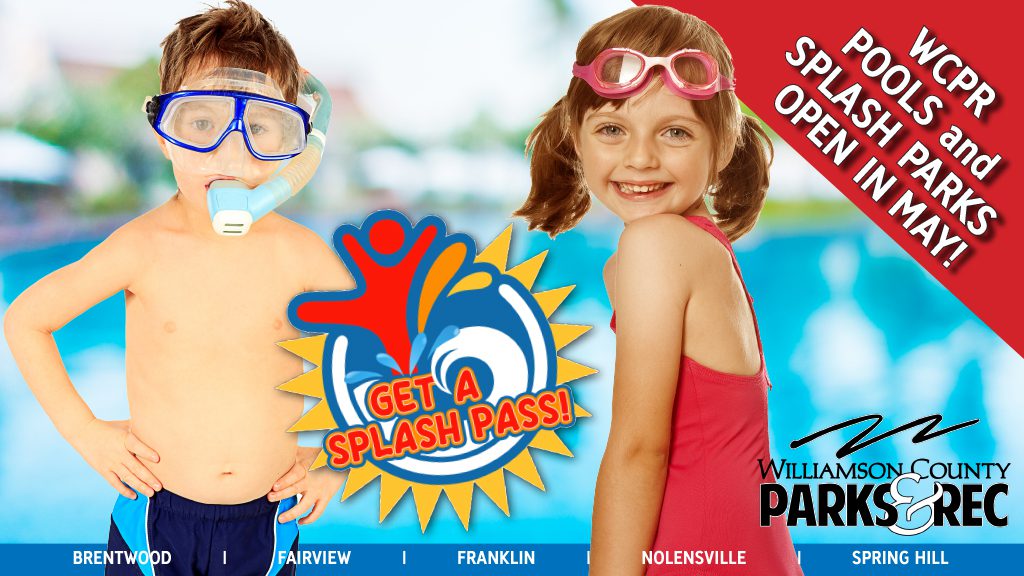Pools and Splash Parks Open in May in Franklin, Brentwood, Nolensville and Williamson County, TN_Williamson County Parks and Recreation.