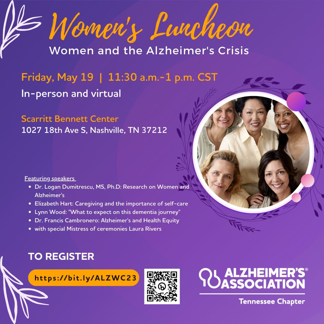 The Tennessee Alzheimers Association Womens Luncheon in Nashville, Tennessee.
