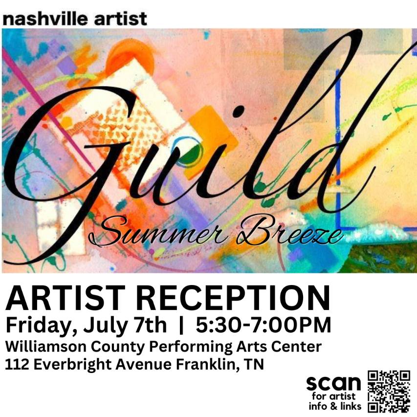 Franklin, Tennessee Artist Reception Honoring Nashville Artist Guild.