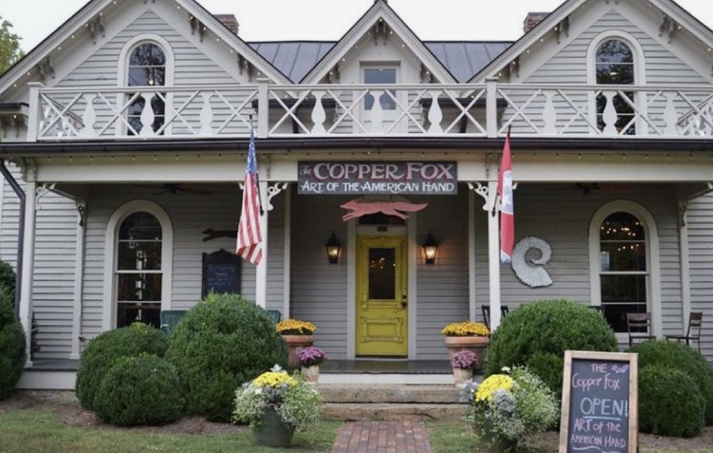 The Copper Fox Gallery in Leiper's Fork, Tennessee.