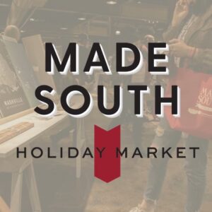 Made South Holiday Market in downtown Franklin TN, a Christmas shopping event offering festive cocktails, local food, live music and more!