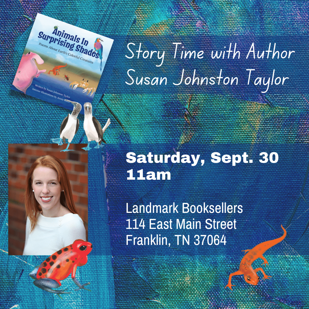 Story Time with Author Susan Johnston Taylor Downtown Franklin Event