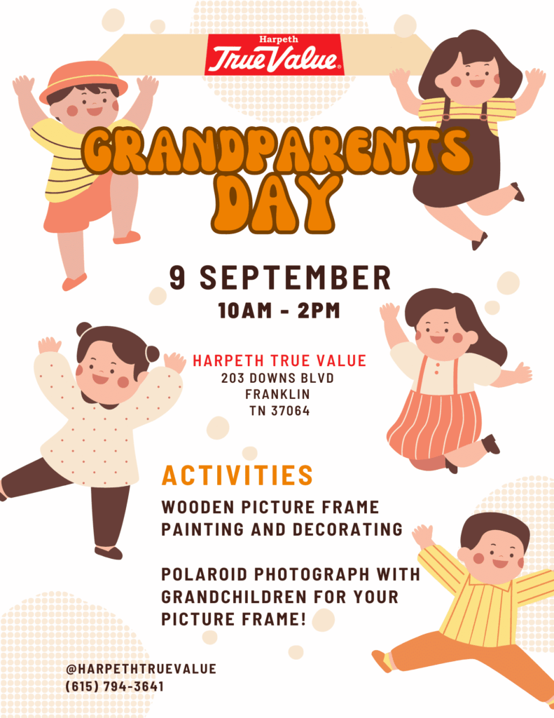Grandparent’s Day at Franklin Harpeth True Value.