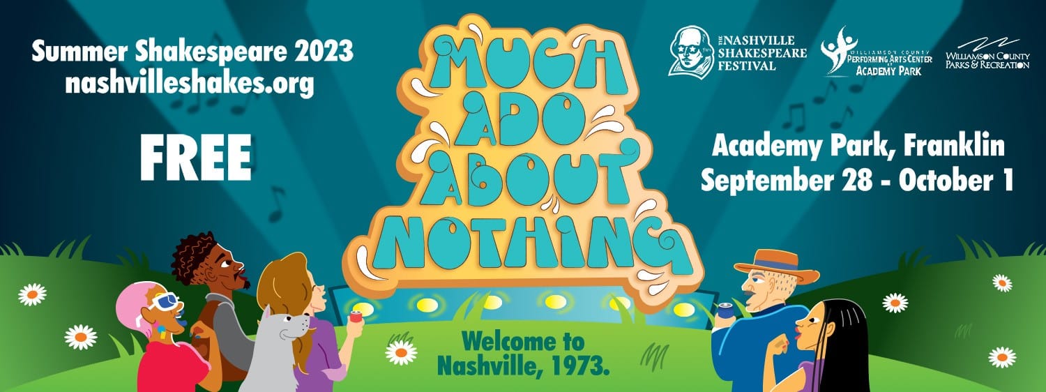 Summer Shakespeare - Much Ado About Nothing - Banner.