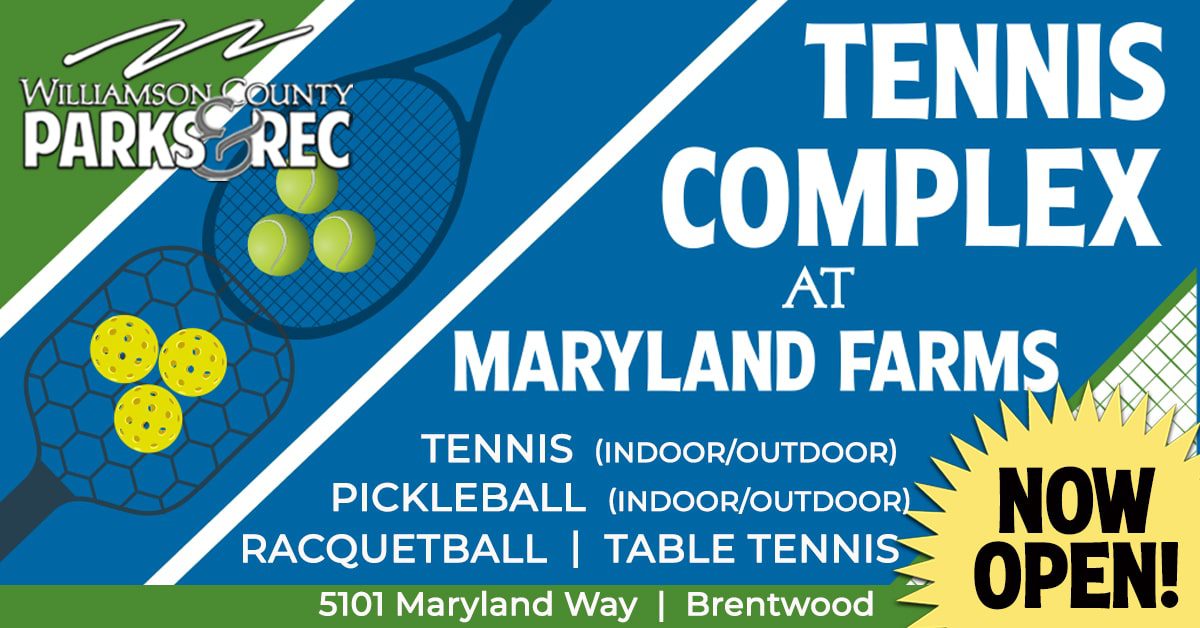 Tennis, Pickleball, Table Tennis & Racquetteball in Brentwood TN_Maryland Farms Tennis Complex