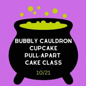 Bubbly Cauldron Buttercream Cake Class in Franklin, TN at Sugar Drop.