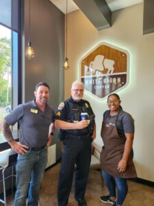 Coffee With a Cop at White Bison Coffee 2