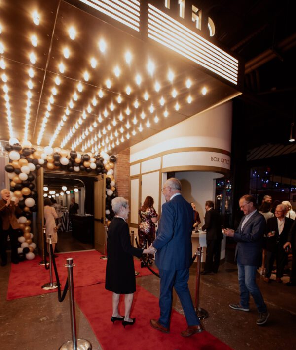 Franklin Mayor Ken Moore, wife Linda enter Turner Theater in downtown Franklin inside the Factory at Franklin.