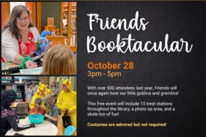 Friends Booktacular Brentwood Library Halloween Event